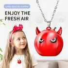 Wholesale price mini usb negative ion necklace wearable air purifier