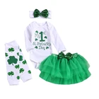 Toddler Girls Boutique Clothing Sets St Patrick Holiday Outfits