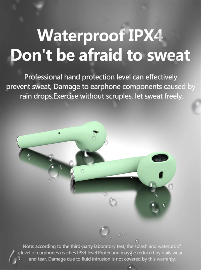 Cute Macaroon colors inPods 12 Mini wireless earbuds i12 TWS earphones - ANKUX.COM