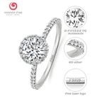 925 Sterling Silver Silver Forever Star Factory Price 925 Sterling Silver Moissanite Engagement Rings