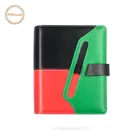 Printed filler papers leather cover annual a5 planner refill,organizer planner notebook