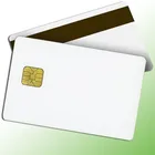 1000 PCS/Lot EMV Standard Sle4442&Hi-co Magnetic stripe card blank smart card