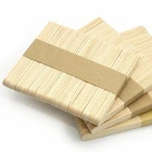 Wooden Sticks Wooden Stick Hand Craft Customized Flexible Wooden Ice Cream Popsicle Sticks