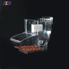 Supermarket Clear Display Candy Storage Box Plastic Candy Bin