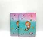 Custom Stationary Die Cut Paper Mermaid Cartoon Diary Notebook