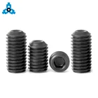 Screws With Screws Manufacturing Factory DIN916 Inner Hex Socket Set Screws With Cup Point 304 Stainless Steel OEM Stock Support