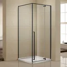 Logo Customization Shower Room Cabin Black Stainless Steel Handle 8Mm Transparent Bathroom Glass Shower Room Cabin
