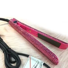 Color Fashion Heater Fast Bling Bling Crystal Hair Straightener,flat iron