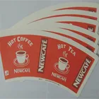 Food Grade Flexo Printing Paper Cup Fan Coated PE Raw Material For Coffee Paper Cup