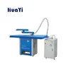 Automatic commercial laundry press machine clamp machine series steam ironing table
