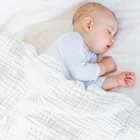 Baby Towels Hot Sale Muslin Absorbent Soft Cotton Baby Washcloths Towels Bath Towels Organic Newborn