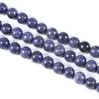 Wholesale Natural Round Blue Sapphire Loose Gemstone Beads