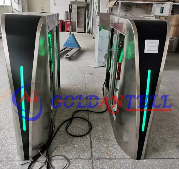 CE Approved Bi-Directional Steel Gate Turnstile with Smart Card RFID Interface and IP54 Protection