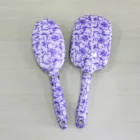 Foldable Hair Brush Combs Unique Magic Colorful Hot Transfer Printing Magic Plastic Hairbrush Hair Comb Brush Rainbow Spray