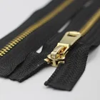 Zipper Wholesale No. 5# Metal Open End Zipper For Quilted/Down Jacket/Coat/Windbreaker Zip