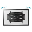 Full Tv Wall Bracket 37 Inch To 80 Inch Full Motion Adjustable 90 Degree Swivel TV Wall Mount Angle Bracket