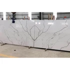 Quartz Stone China Natural Polished Calacatta Gold Quartz Stone with Factory Price
