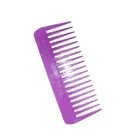 ABS Purple Plastic Hair Cutting Comb Wide Tooth Hair Brush Gold Combs Customized Logo