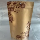 ABLi custom eco friendly food packaging stand up pouch with zipper food grade Kraft paper bag