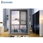 Aluminium Windows With Diamond Mesh Construction Casement Hinges Window