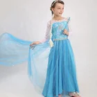 Halloween Cosplay Girls Princess Dress Party Elsa Dress Carnival Frozen 2 Elsa Anna Princess Fancy Dress Kids Costume