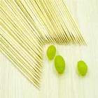Healthy Food Grade Bamboo Skewer Heat Resist Disposable Thin Bamboo Stick