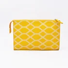 custom ladies zipper luxury large capacity pu leather cosmetic bag