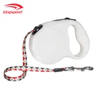 Heavy Duty 16ft Patented Automatic Retractable Pet Running Lead Custom Print Webbing Auto Lock Retracting Dog Leash