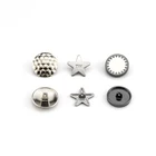 Jeans Button Fashionable Clothing Metal Jeans Zinc Alloy Shank Button