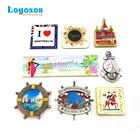 2019 NEW Custom LOGO City Travel Refrigerator Magnets Souvenirs Magnet Countries Personalized Magnets for Fridge