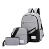 Cheap Back To School Bag Set With 3 Piece For University Students