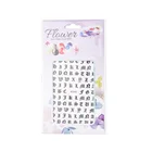 Art Nail Stickers Sticker Nail Decals English Letter Decal Art Retro Manicure Nail Stickers