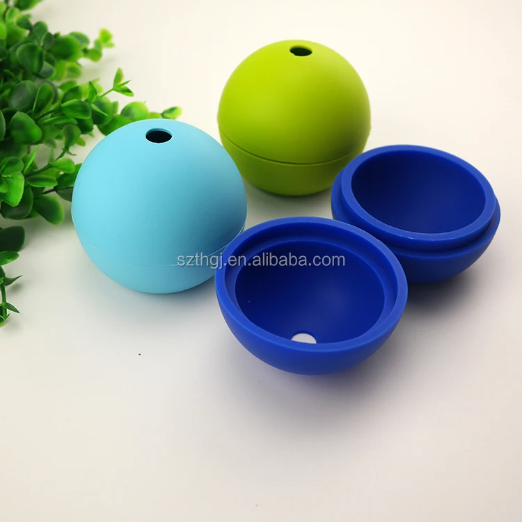 size round shape silicone ice ball mold for promotional gifts