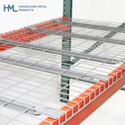 38mm 2x2 powder coated welded white steel metal grid storage wire mesh decking panels for pallet racking