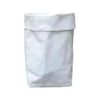 recycle washable white kraft paper bag washable