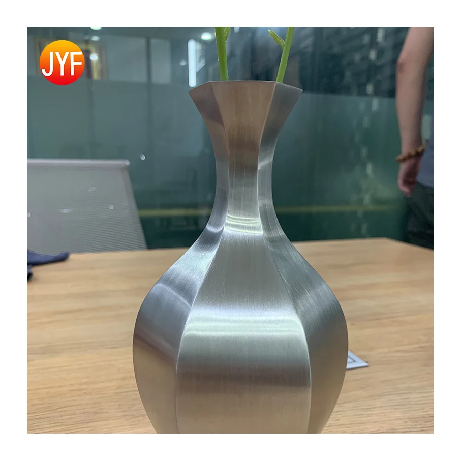 JYFL0014 Завод различных форм из нержавеющей стали цветочный горшок большой прямоугольная металлическая ваза