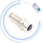 5 Pin Micro M12 Receptacle and Bulkhead Connector
