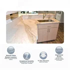 Britannica Gold Quartz For Kitchen Countertop