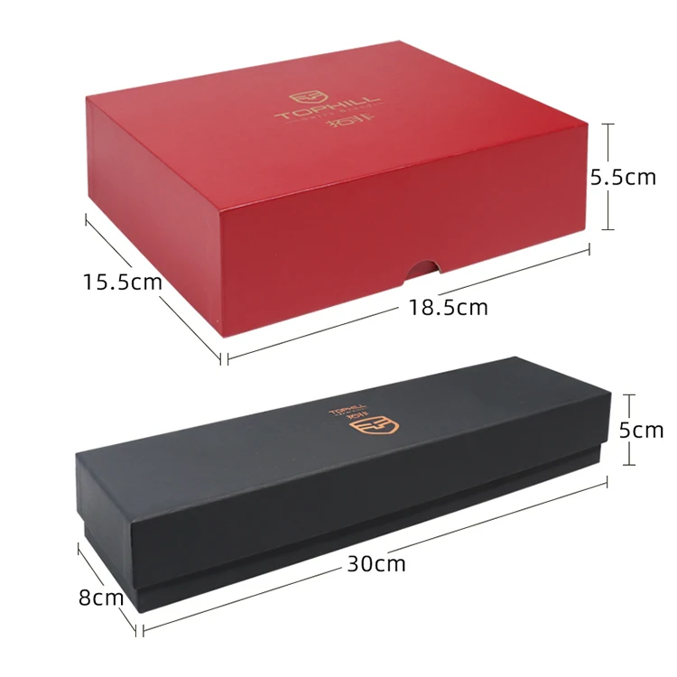 Luxury Custom Your Own Logo Black Paper Jewelry Packaging Box For