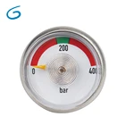 chinese commerical pressure gauge 400 bar with stainless steel