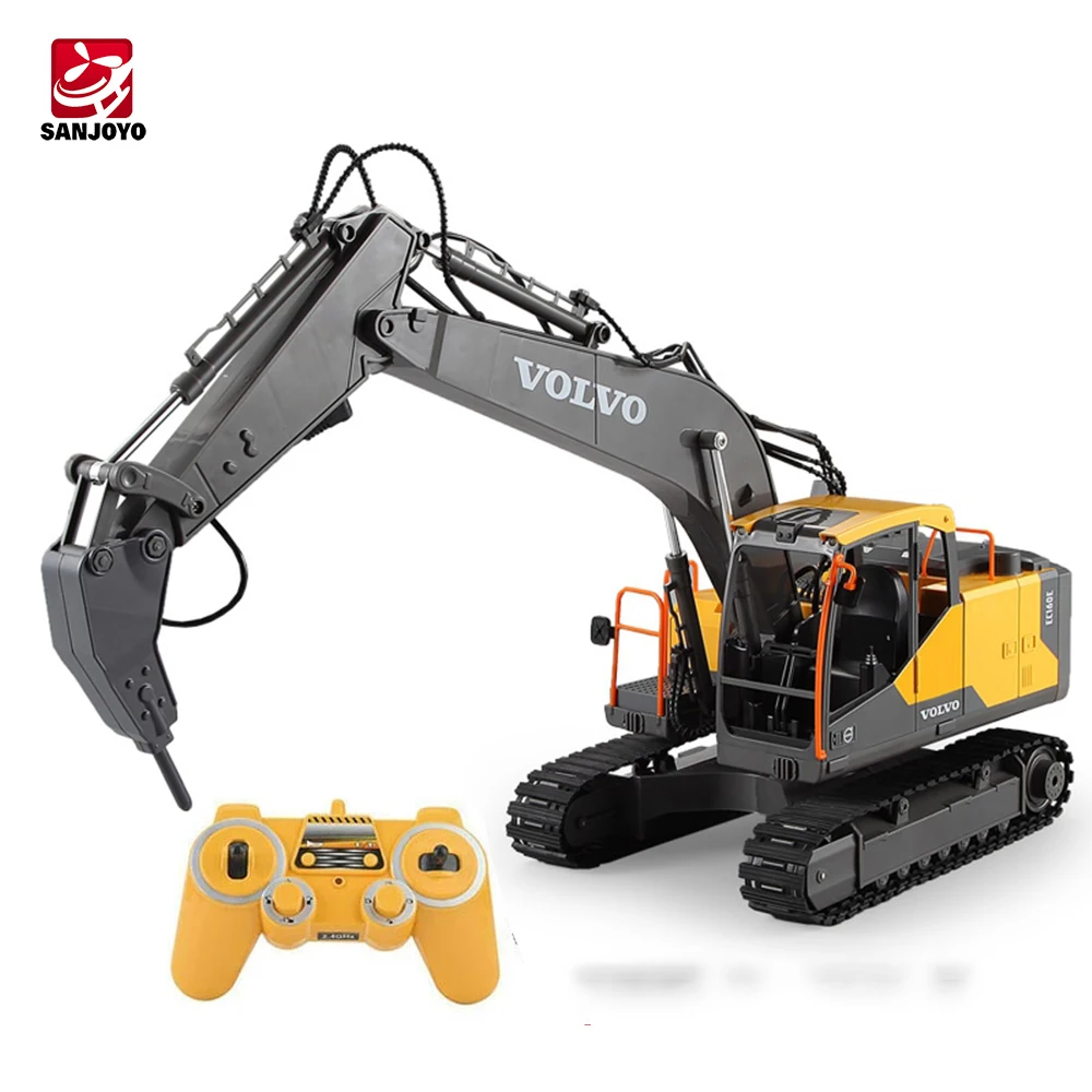 Escavatore Telecomandato PREBOX 1:18 | Piattaforma Girevole 360° Luci E Suoni | Per Bambini 4+ Anni - Foto 6