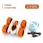 Rc Car Car Rc Car 2020 Kids Off Road Rock Crawler 360 Degree Rotating Stunt Radio Control Toy Watch Remote Control RC Car