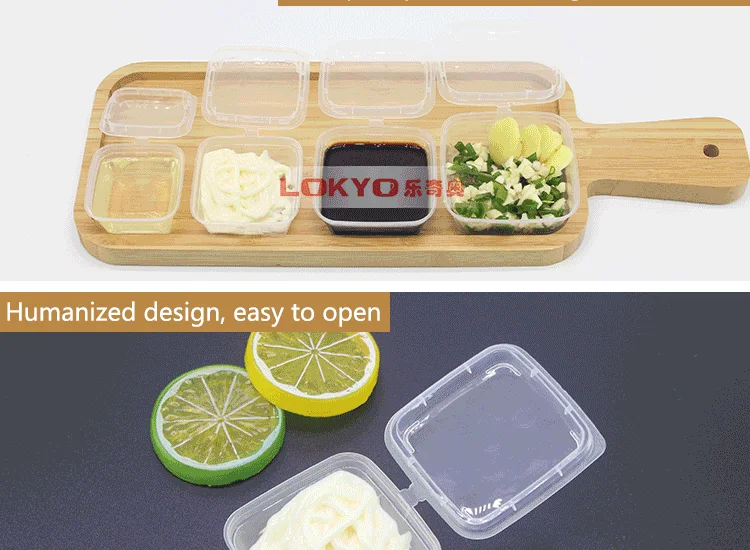 High quality soy sauce cup disposable sauce cup with cover