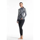 Women oem breathable jacket for sports gym yoga custom long sleeve sports jacket with zipper pockets