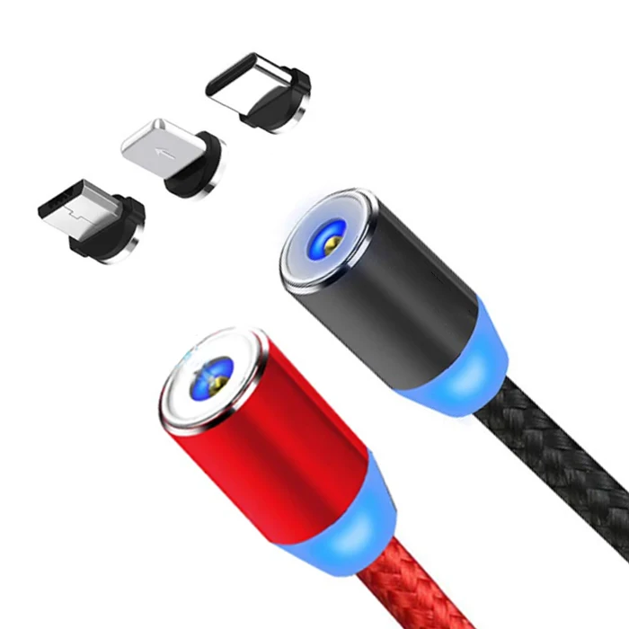 KURIYAMA Quality Good Price Fast Charging Speed Usb Cable With Led Light Type C Magnetic Usb Cable - ANKUX.COM