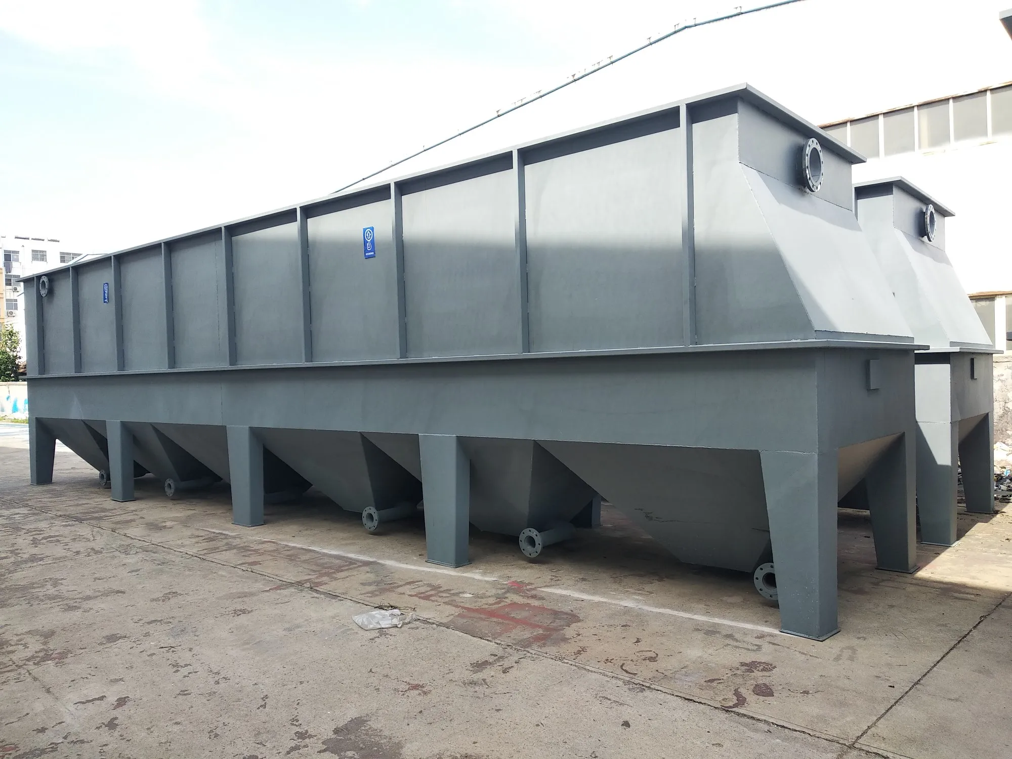 Pengolahan Air Sungai Clarifier Lamella Sistem Pemurnian Tube Settler