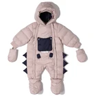 12M 18M 24M Winter Clothes Hooded Snowsuit New Born Toddler Long Sleeve Boy Overall Baby Unisex Romper
