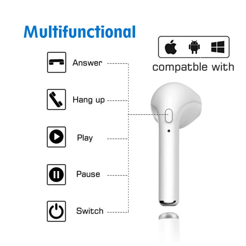 I11 TWS Wireless Stereo Earbuds Bluetooth 5.0 Headset Auto Pairing Sports Earphone for Iphone Android Huawei Not I9s I10 I13 I60 - ANKUX.COM