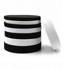 High Quality Custom Good Elasticity White and Black Recycled Knit Printed Elastic Band For Underwear