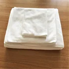 customized white bathroom towel bath towel set